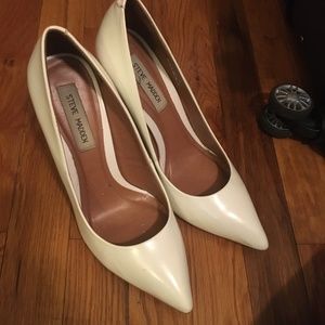Steve Madden White Heels